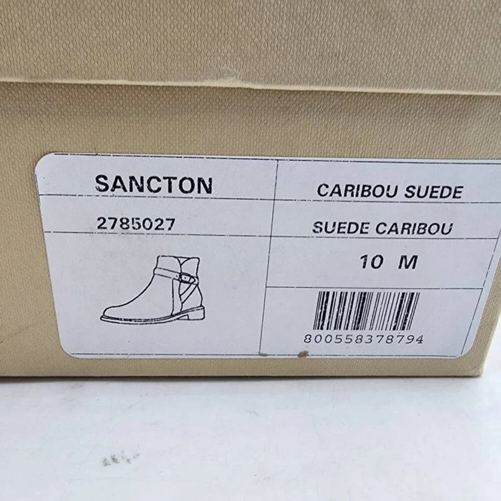 La Canadienne Sancton Waterproof City Dry Boots Women's 10 Caribou Suede Leather